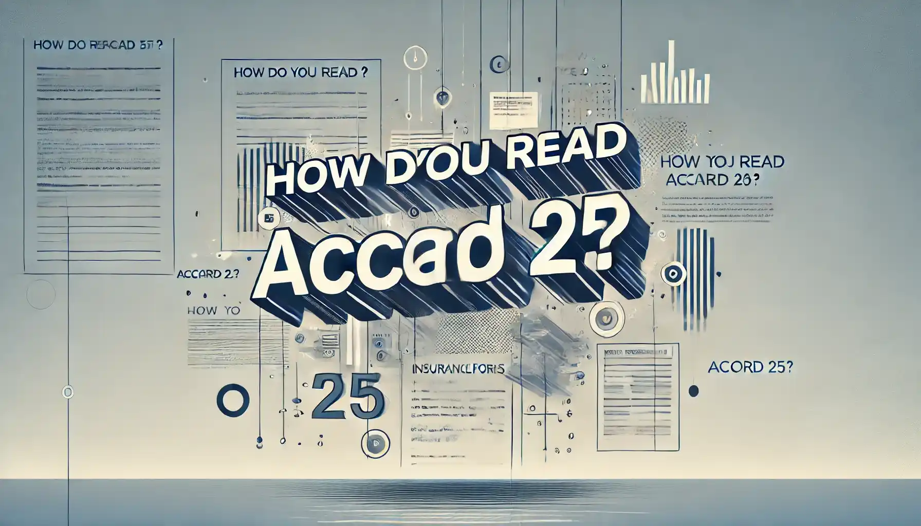 How Do You Read ACORD 25